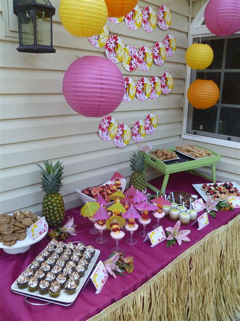 tropical birthday decorations|tropical theme party decoration ideas.